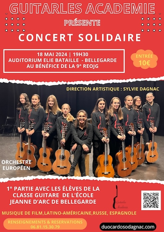 Concert solidaire 18 mai 2024