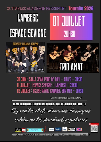 Les dates de la tournée 2026